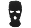 Подшлемник - маска вязаная, балаклава, черная